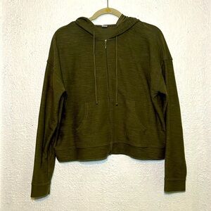 Old Navy lightweight, alpine, tundra, hooded, zip up sweater size medium